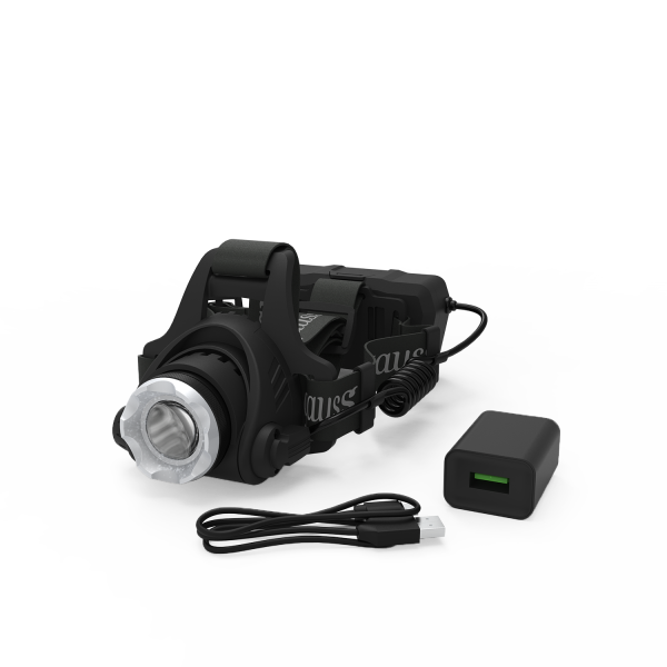 Купить Gauss Фонарь налобный модель GFL407 5W 450lm Li-ion 2400mAh LED 1/12/48 GF407