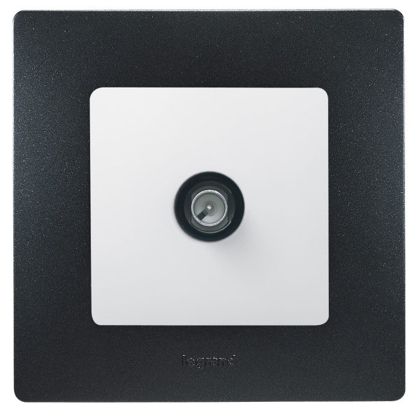 Купить Legrand Etika Белый Розетка TV проходная, 15дБ 672263