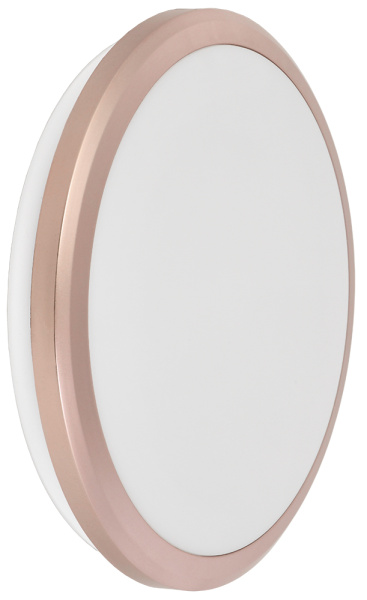 IEK Светильник LED ДПБ 3203 18Вт IP54 4000K круг роз. золото