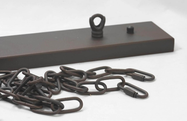 Купить Lussole LOFT Металл/дерево Черный / коричневый Без плафона Подвес GU10 LED 3W LSP-9860