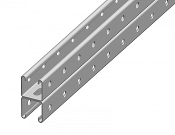 EKF STRUT-профиль двойной 41х41х2,5х3000 HDZ EKF