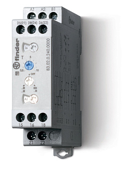 Finder Мультифункциональный модульный таймер, Мульти-функциональный, Широкий диапазон напряжений 830202400000