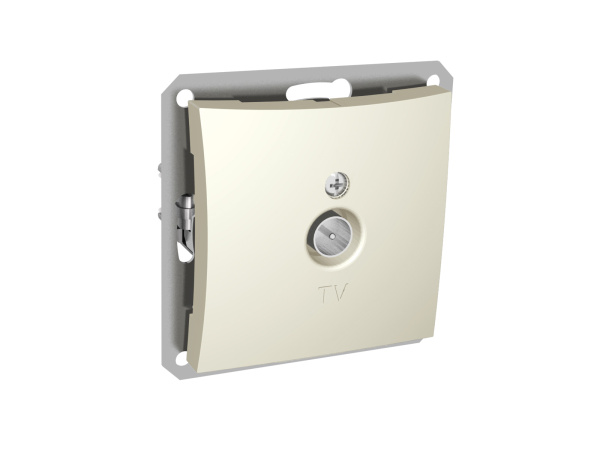 SE Дуэт Беж Розетка TV единственная 0,7dB WDE000291