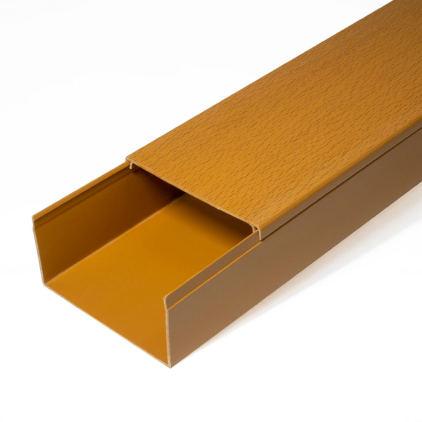 Промрукав Кабель-канал бук 2-й замок 80х60 (18м/уп) PR.025445