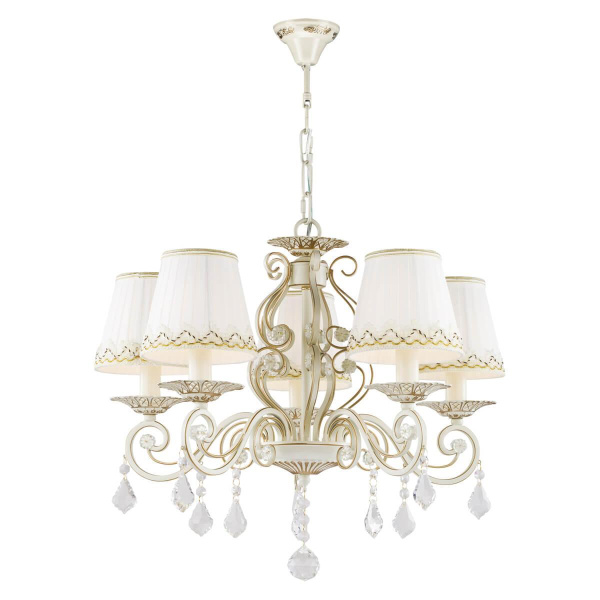 Favourite Musa Бежевая/Белая Люстра 5*E14*40W 1734-5P