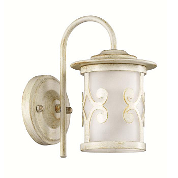 Lumion 3125/1W LN16 218 белый/зол. патина/стекло/метал. декор Бра  E27 40W 220V SEKVANA