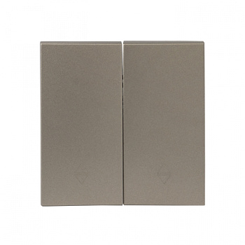 EKF PROxima Валенсия лицевая панель выключателя 2-кл. проходного 10А кашемир