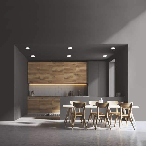 Купить Gauss Светильник Frameless круг 9W 600lm 4000K 85-265V IP20 монтаж Ø71 90*27мм LED 967511209