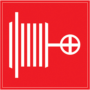 IEK Самоклеящаяся этикетка: 150х150 мм, "Пожарный кран"