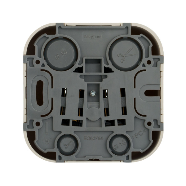 Купить Legrand Quteo Бежевый Розетка с/з 782241