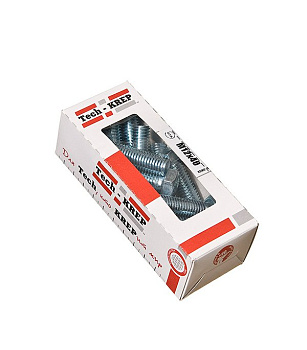 Tech-Krep Болт DIN933 с шестигранной головкой оцинк. М12х40 (15 шт) - коробка с ок. Tech-K 126526