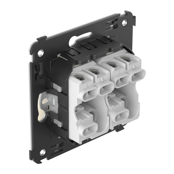 Купить DKC Переключатель двухклавишный в стену, "Avanti", "Ванильная дымка"