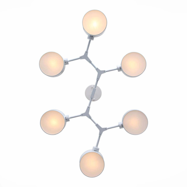 Купить Evoluce SLE183502-06 Светильник потолочный Белый/Белый E14 6*60W