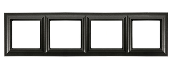 JUNG EcoProfi Standart Черный матовый Рамка 4-ая EPS484SWM