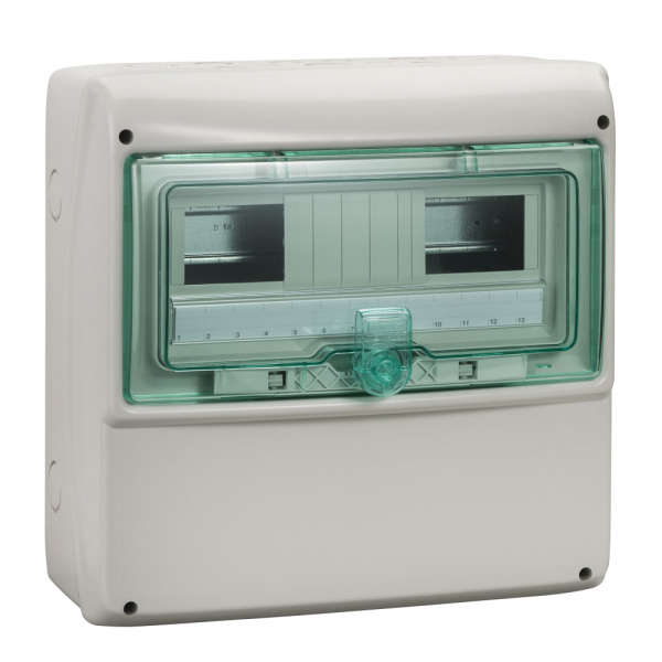 SE Kaedra Щит 12 модулей с плоской панелью IP65 13191