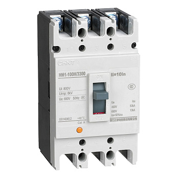CHINT Авт. выкл. NM1-125S/3Р 100A 25кА