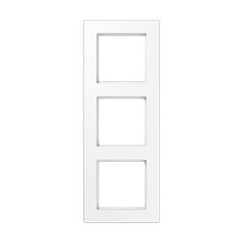 JUNG A550 Белый Рамка 3-ая для вертикальной и горизонтальной установки A5583BFWW