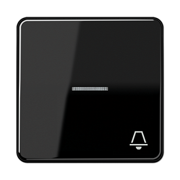 JUNG CD 500/CD plus Черная Клавиша 1-ая с/п с символом ЗВОНОК CD590KO5KSW