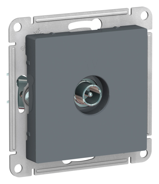 Купить Systeme Electric AtlasDesign Грифель Розетка TV проходная 4DB, механизм