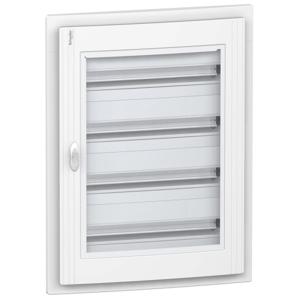 SE Pragma Бокс встраиваемый 96мод (4р) 610x810x150 метал.прозрачная дверь PRA24424