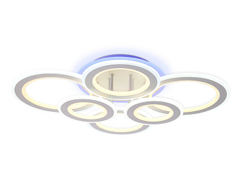 Ambrella Потолочный светодиодный светильник с пультом FA8808 WH белый 198W 700*540*150 (ПДУ РАДИО 2.4)