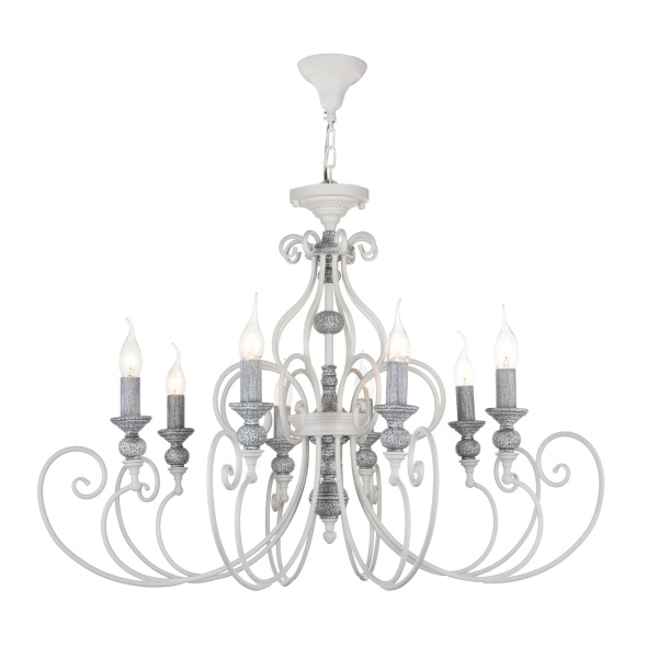 Maytoni Elegant Karina Белый Люстра 8xE14 60W ARM631-PL-08-W Купить Maytoni Elegant Karina Белый Люстра 8xE14 60W ARM631-PL-08-W