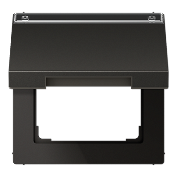 JUNG LS 990 Антрацит Крышка откидная с возвратной пружиной и полем для надписи 12x15мм AL2990NAKLAN