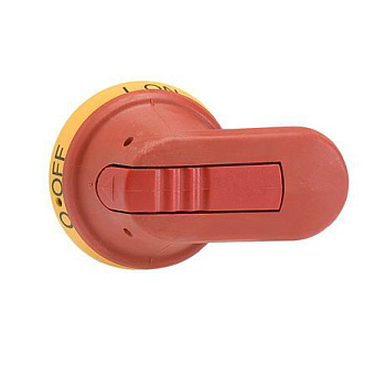 ABB OHY65J6 Ручка управления (желто-красная) для управления через дв ерь рубильниками ОТ160..250 1SCA022380R9820