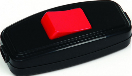 Horoz Electric 300-003-708 Выключатель для БРА подвесной красно-черный 120/960 шт HRZ00001371