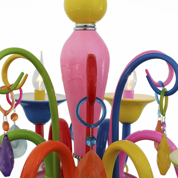 Купить ST LUCE SL672.963.06 Люстра подвесная  Разноцветный/Разноцветный E14 6*40W