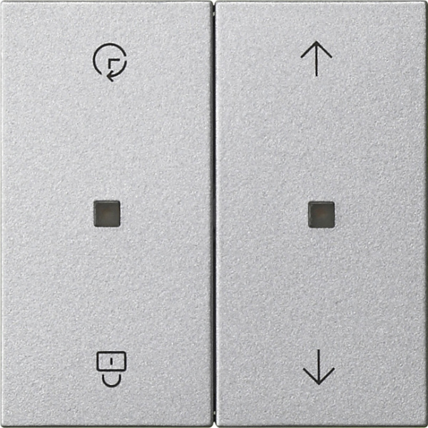 Gira Накладка управления жалюзи с функцией памяти System 3000 536326