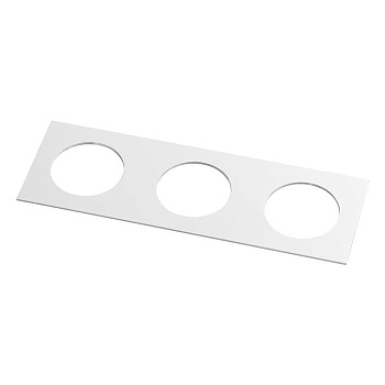 Novotech 357598 NT18 088 белый Рамка декоративная к артикулам 357585-357587, 357589, 357909-357910 METIS