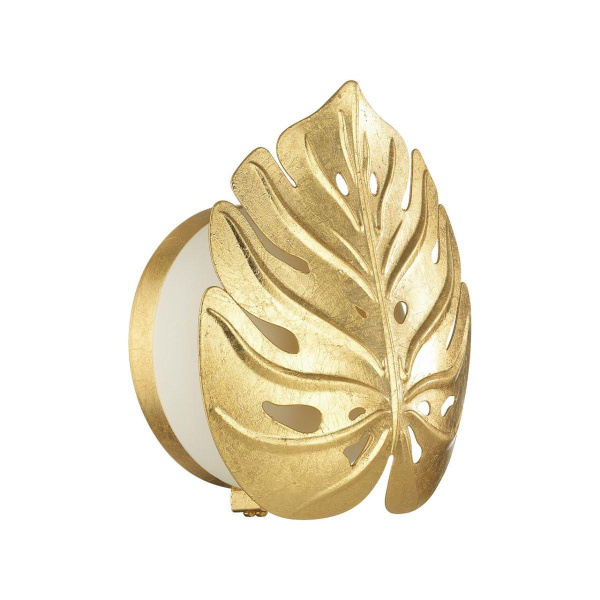 Odeon Light 4864/1W MODERN ODL_EX22 44 золотистый/белый/стекло Бра G9 2*5W JUNGLE