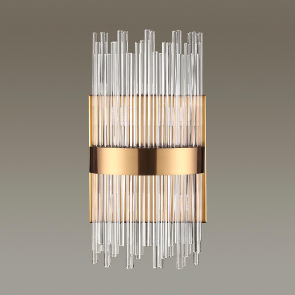 Купить Odeon Light 4722/4W ODL20 427 бронзовый/стекло/прозрачный Бра G9 4*40W 220V FOCCO