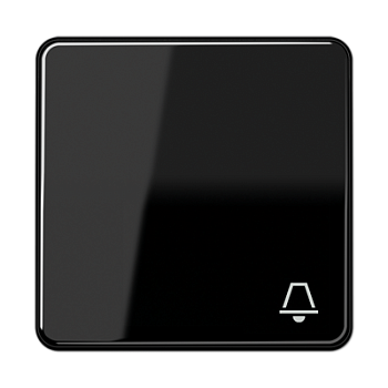 JUNG CD 500/CD plus Черная Клавиша 1-ая с символом ЗВОНОК CD590KSW