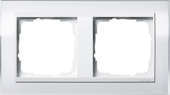 Gira Event Clear Бел/Бел.глянц. Рамка 2-ая 0212723