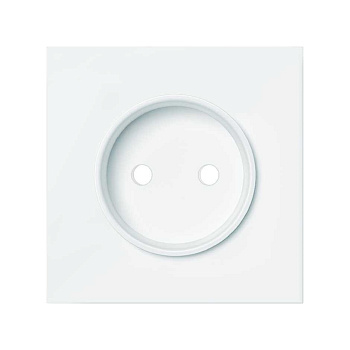 Simon 100 Белый матовый Накладка розетки без заземления 10000040-230