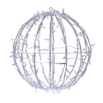 NEON-NIGHT Шар светодиодный 230V, диаметр 30 см, 120 светодиодов, эффект мерцания, цвет белый 501-612