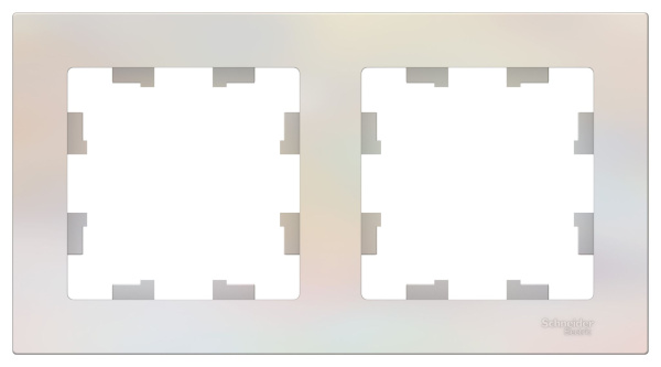 Купить Systeme Electric AtlasDesign Жемчуг Рамка 2-ая, универсальная
