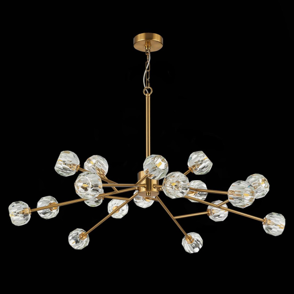 Купить ST Luce SL1166.303.18 Светильник подвесной Латунь/Прозрачный G4 18*3W