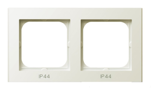 Ospel Sonata Бежевый Рамка 2-ая для выключатель IP-44 RH-2R/27