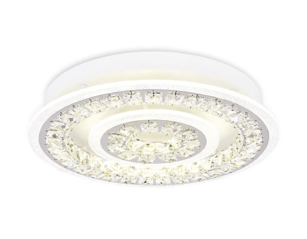 Ambrella Потолочный светодиодный светильник с пультом FA154 WH белый 114W D500*90 (ПДУ РАДИО 2.4)