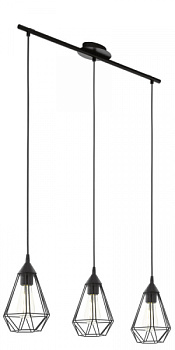 Eglo Подвес TARBES, 3x60W (E27), L790, сталь, пластик, черный 94189
