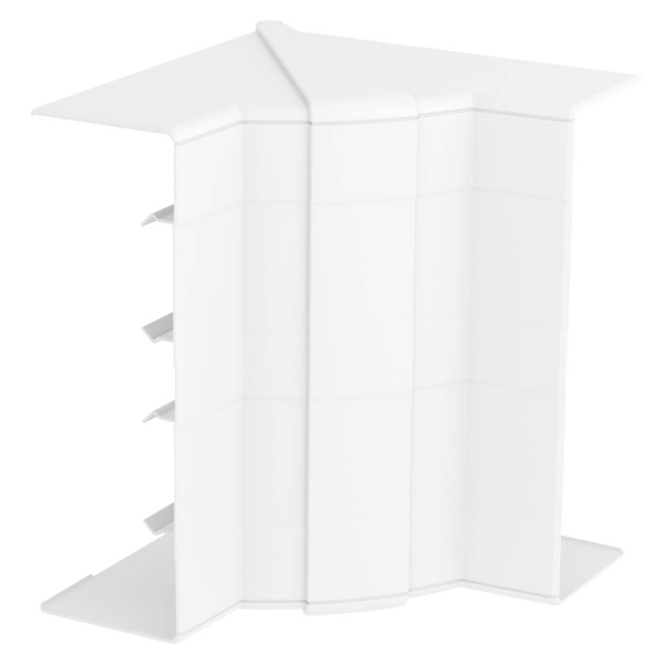 OBO Bettermann Угол внутренний кабель-канала Rapid 45-2 регулируемый 53x165 мм, ПВХ, белый 6113440