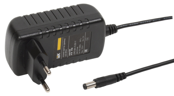 IEK Драйвер LED ИПСН 24Вт 12 В адаптер -JacK 5,5 мм IP20 -eco