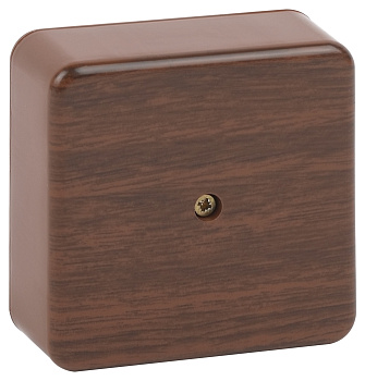 ЭРА Распаячная коробка ЭРА BS-O-75-75-28 без клеммы 75х75х28мм дуб IP40