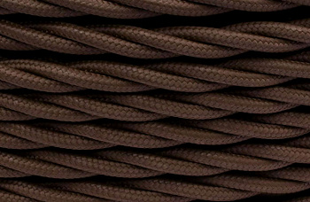 BIRONI Коричневый матовый Витой провод 2*0,75 10м B1-422-72-10