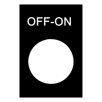 SE Маркировка "OFF-ON" ZB2BY2367