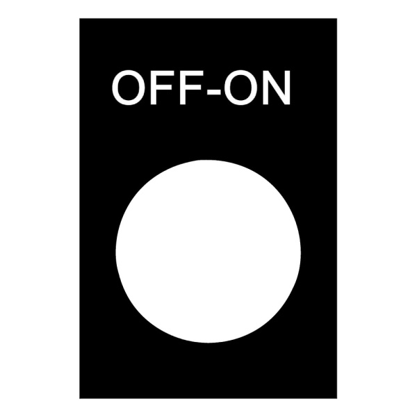 SE Маркировка "OFF-ON" ZB2BY2367