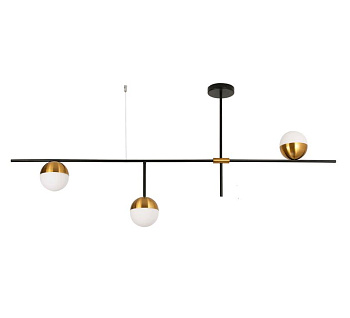 Kink Light 07636-3,20 Люстра Навия черный/бронза w140*20 h65 G9 3*5W (Led)